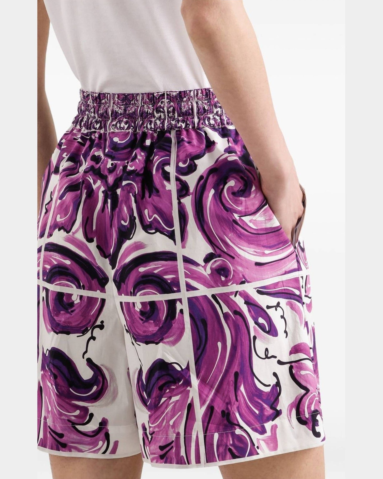 Dolce & Gabbana Shorts Purple Glam Steals