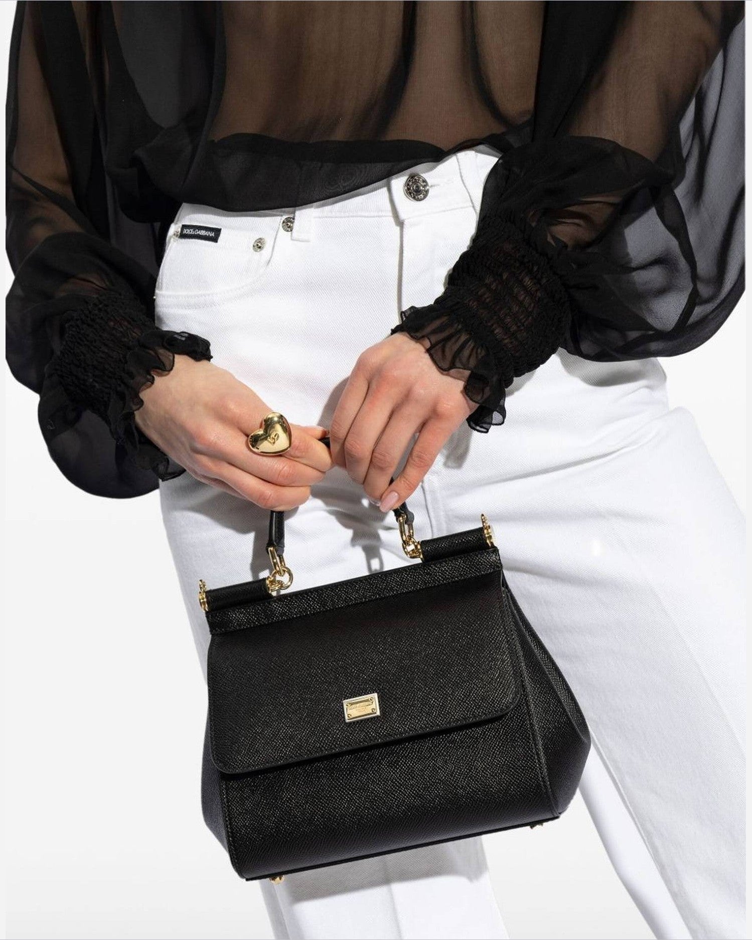Dolce & Gabbana Sicily Large Handbag Glam Steals
