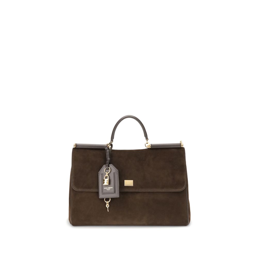 Dolce & Gabbana Sicily Suede Handbag Glam Steals