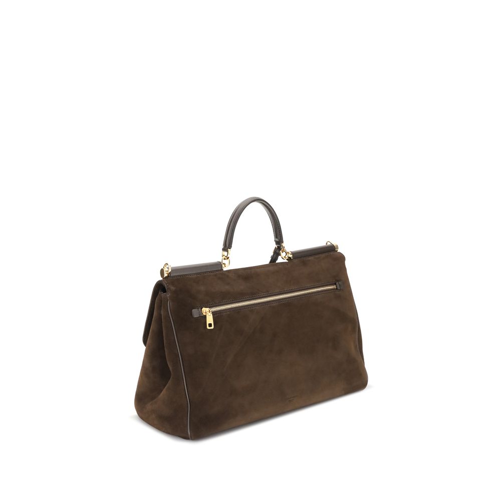 Dolce & Gabbana Sicily Suede Handbag Glam Steals