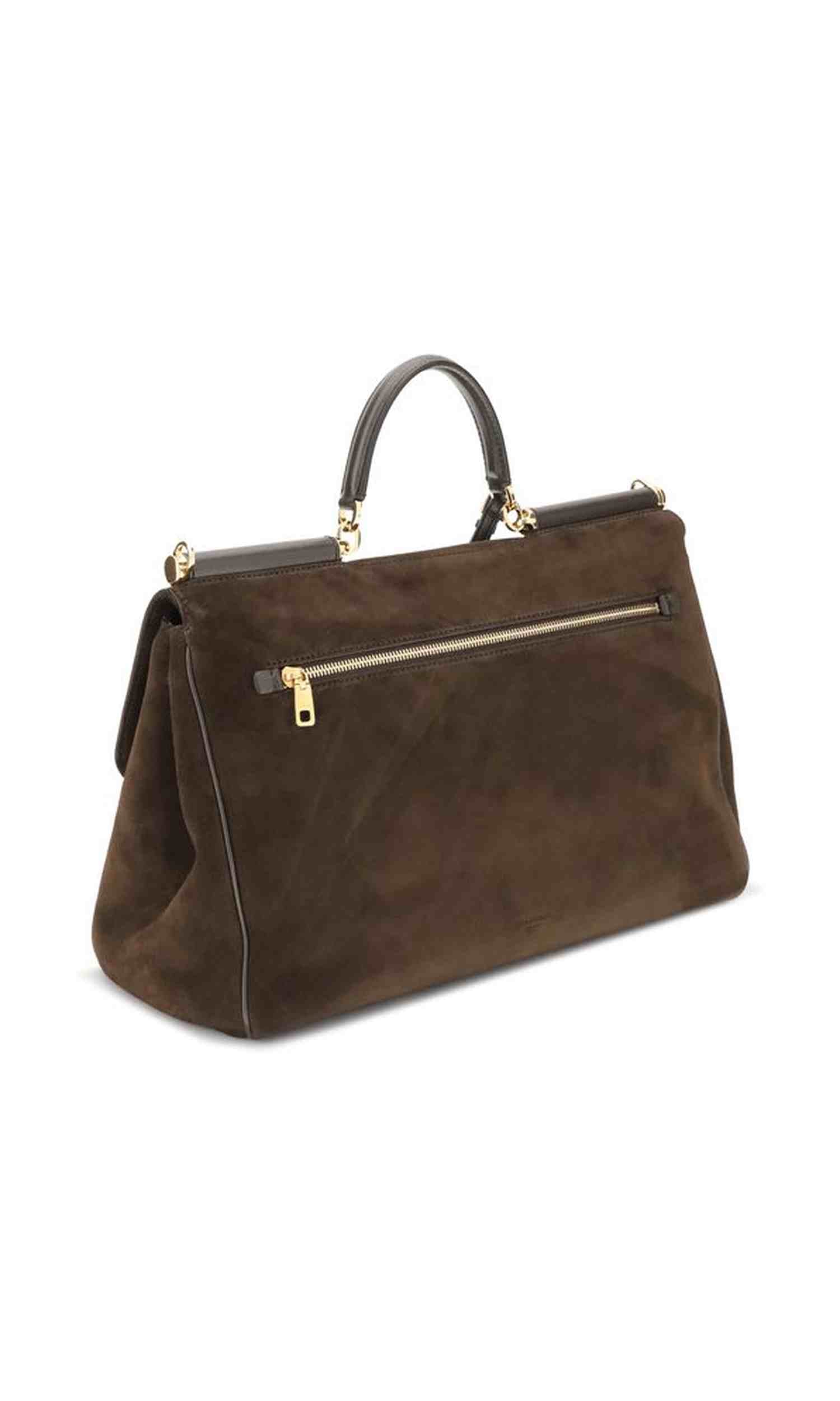 Dolce & Gabbana Sicily Suede Handbag Glam Steals
