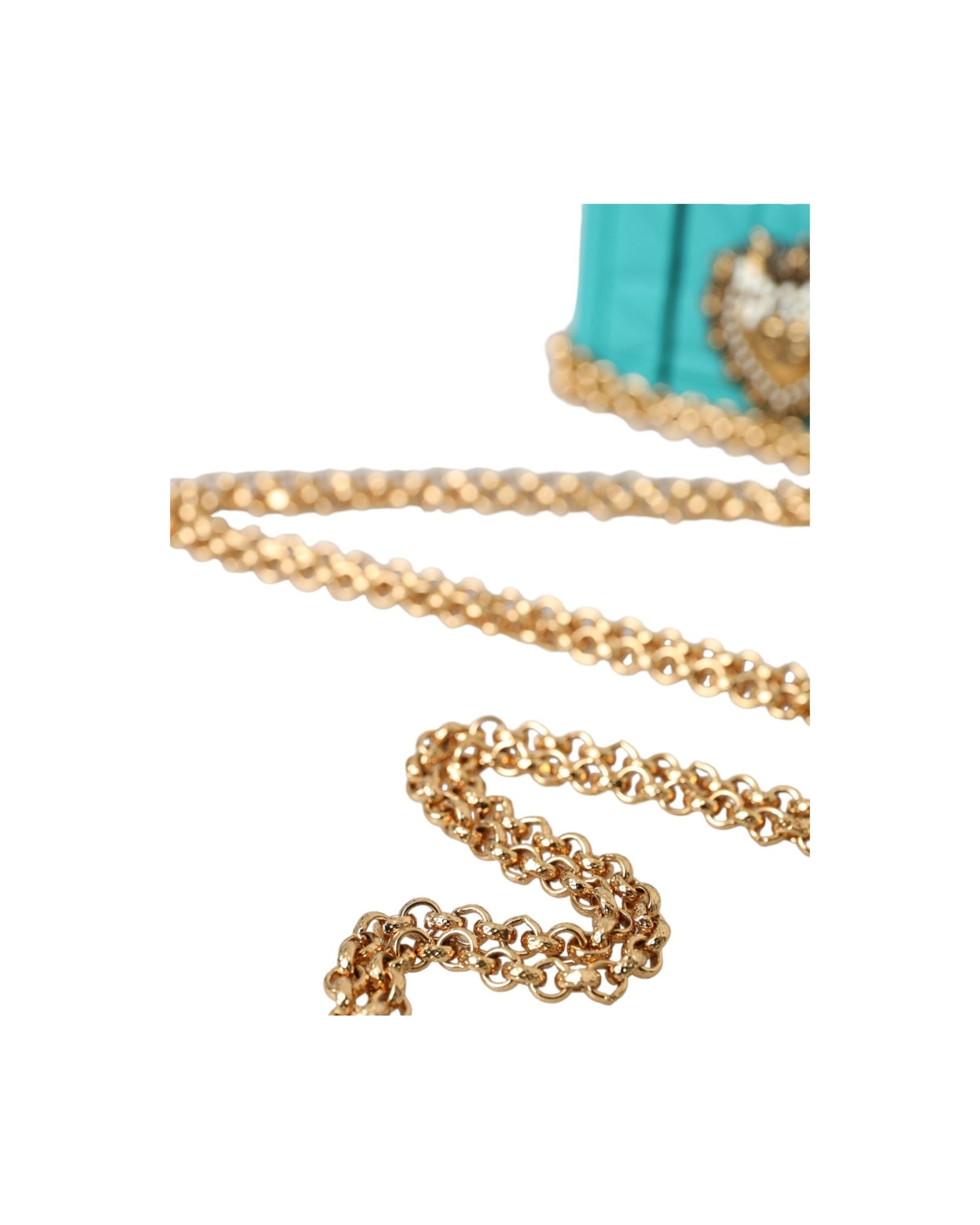 Dolce & Gabbana Silicone Devotion Heart Cover Bag Airpods Turquoise Case Glam Steals