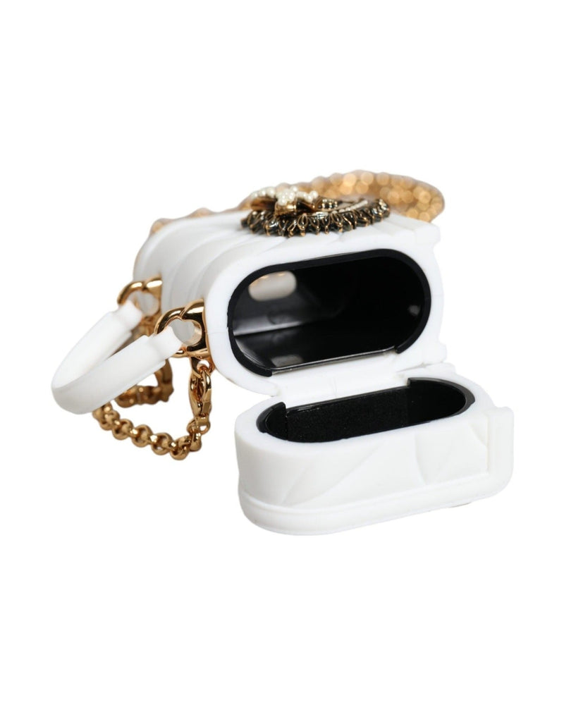 Dolce & Gabbana Silicone Devotion Heart Cover Hand Bag Airpod White Case Glam Steals