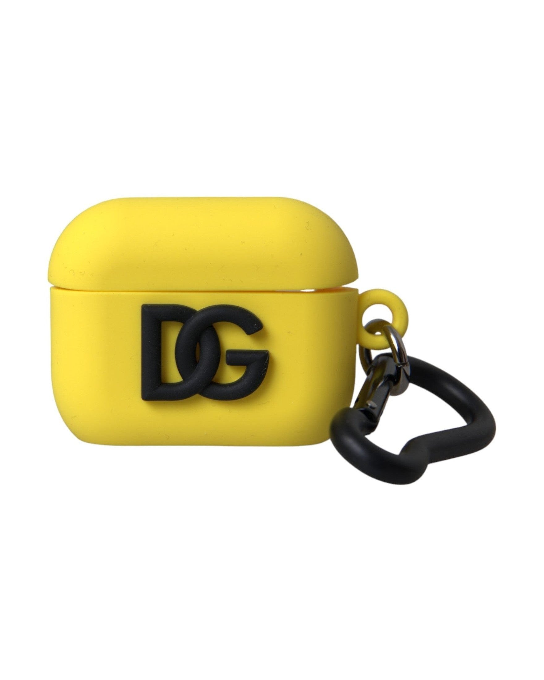 Dolce & Gabbana Silicone Logo Embossed Airpods Yellow Case Glam Steals