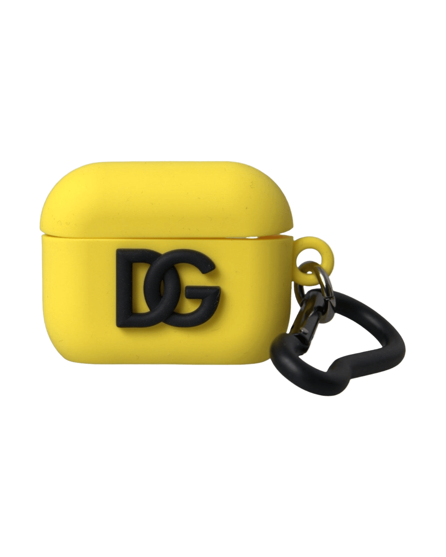 Dolce & Gabbana Silicone Logo Embossed Airpods Yellow Case Glam Steals