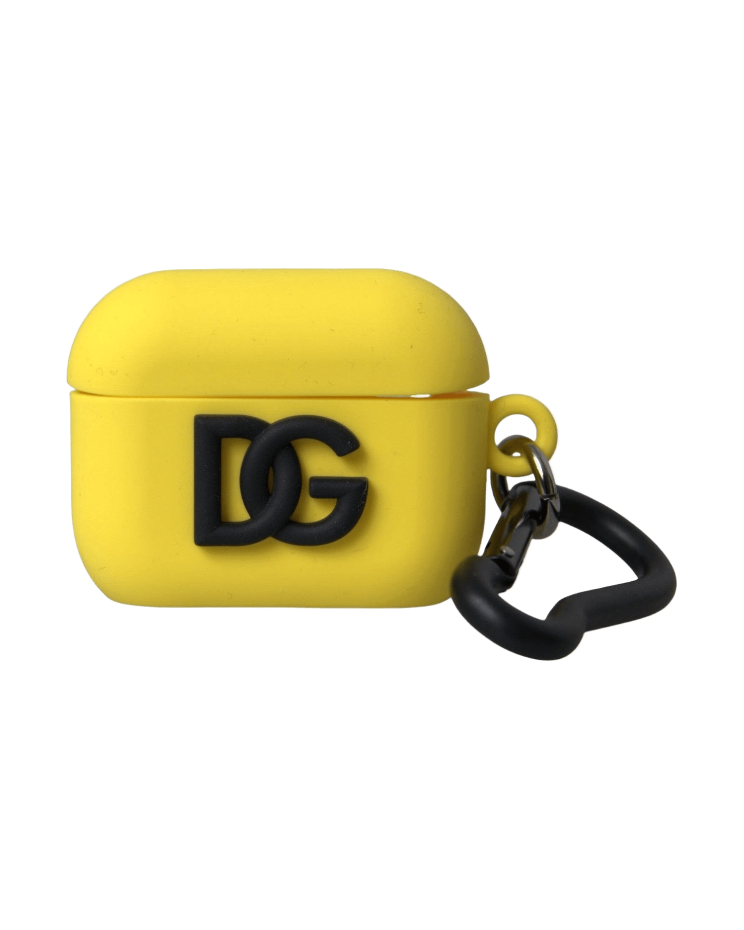 Dolce & Gabbana Silicone Logo Embossed Airpods Yellow Case Glam Steals