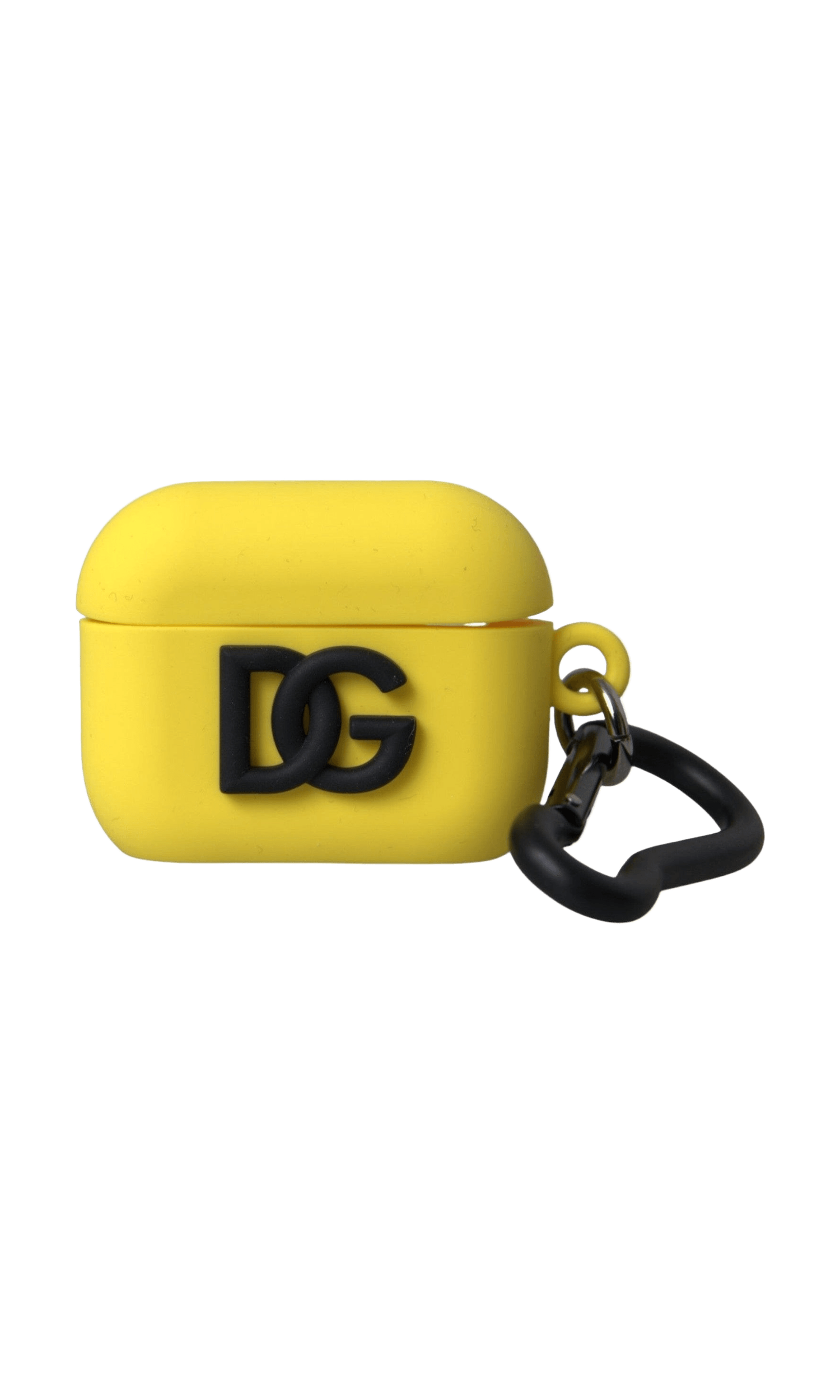 Dolce & Gabbana Silicone Logo Embossed Airpods Yellow Case Glam Steals