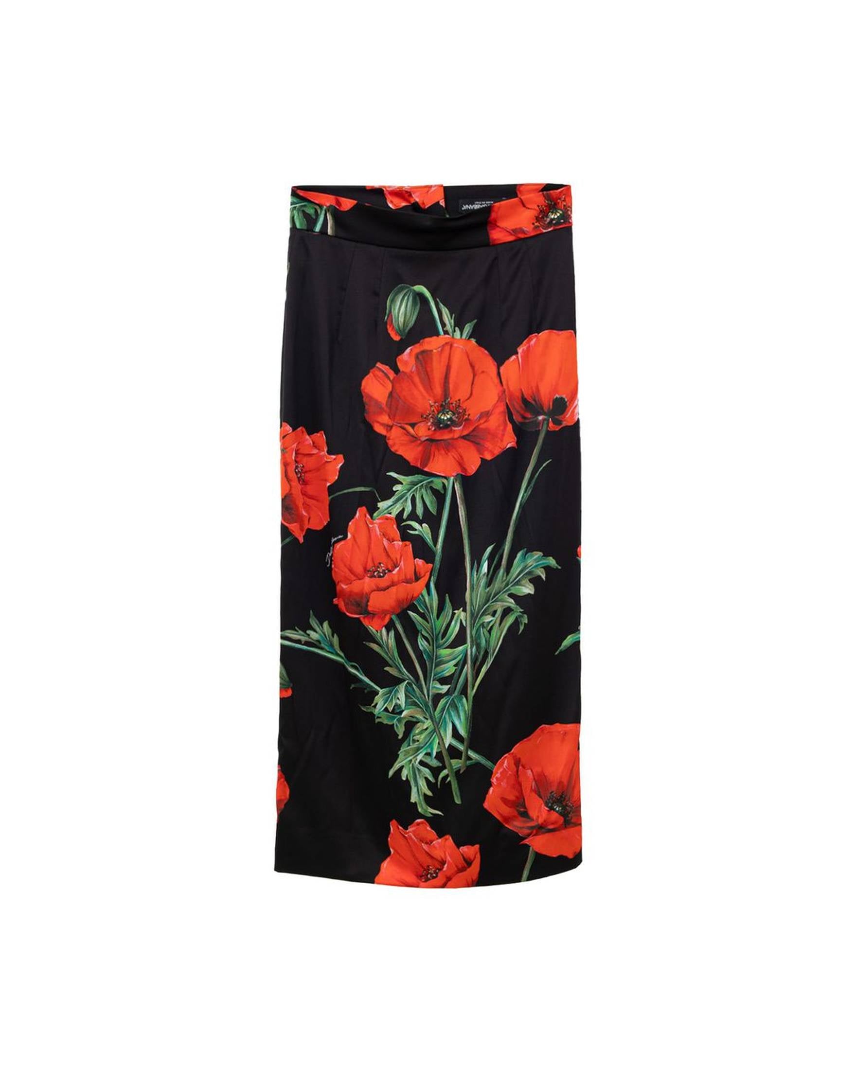 Dolce & Gabbana Silk Bicolor Skirt Glam Steals