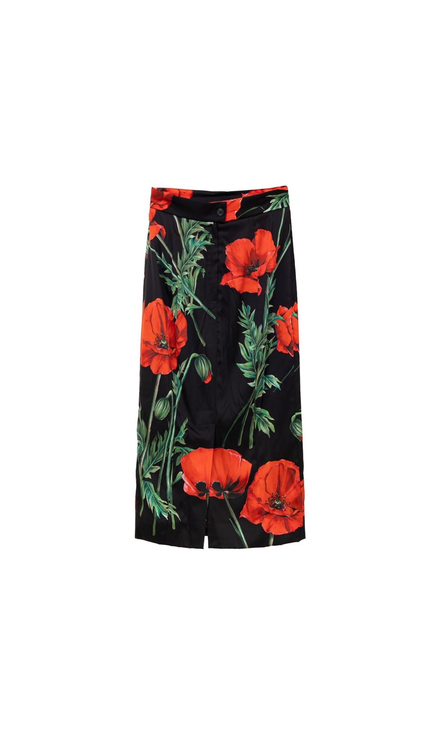 Dolce & Gabbana Silk Bicolor Skirt Glam Steals