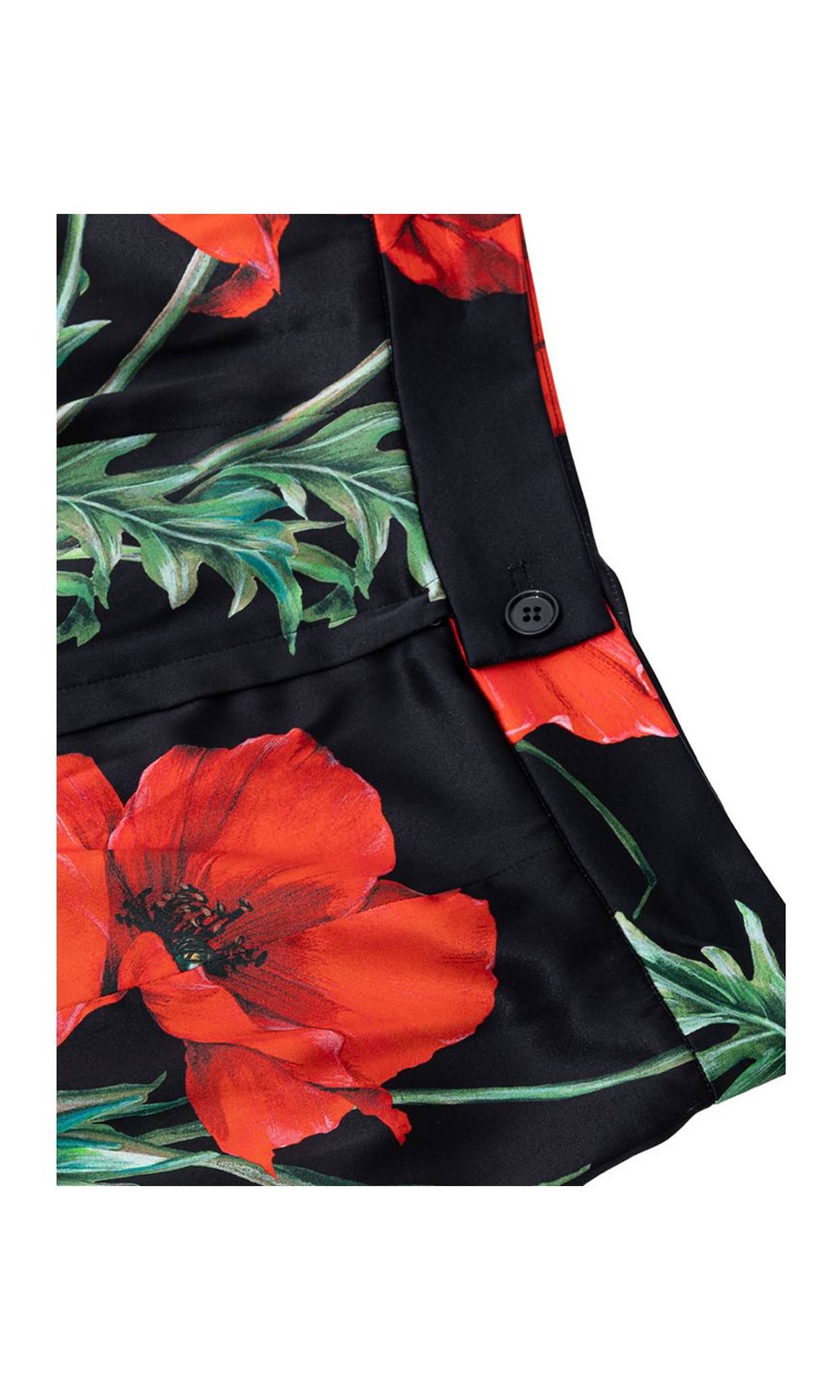 Dolce & Gabbana Silk Bicolor Skirt Glam Steals