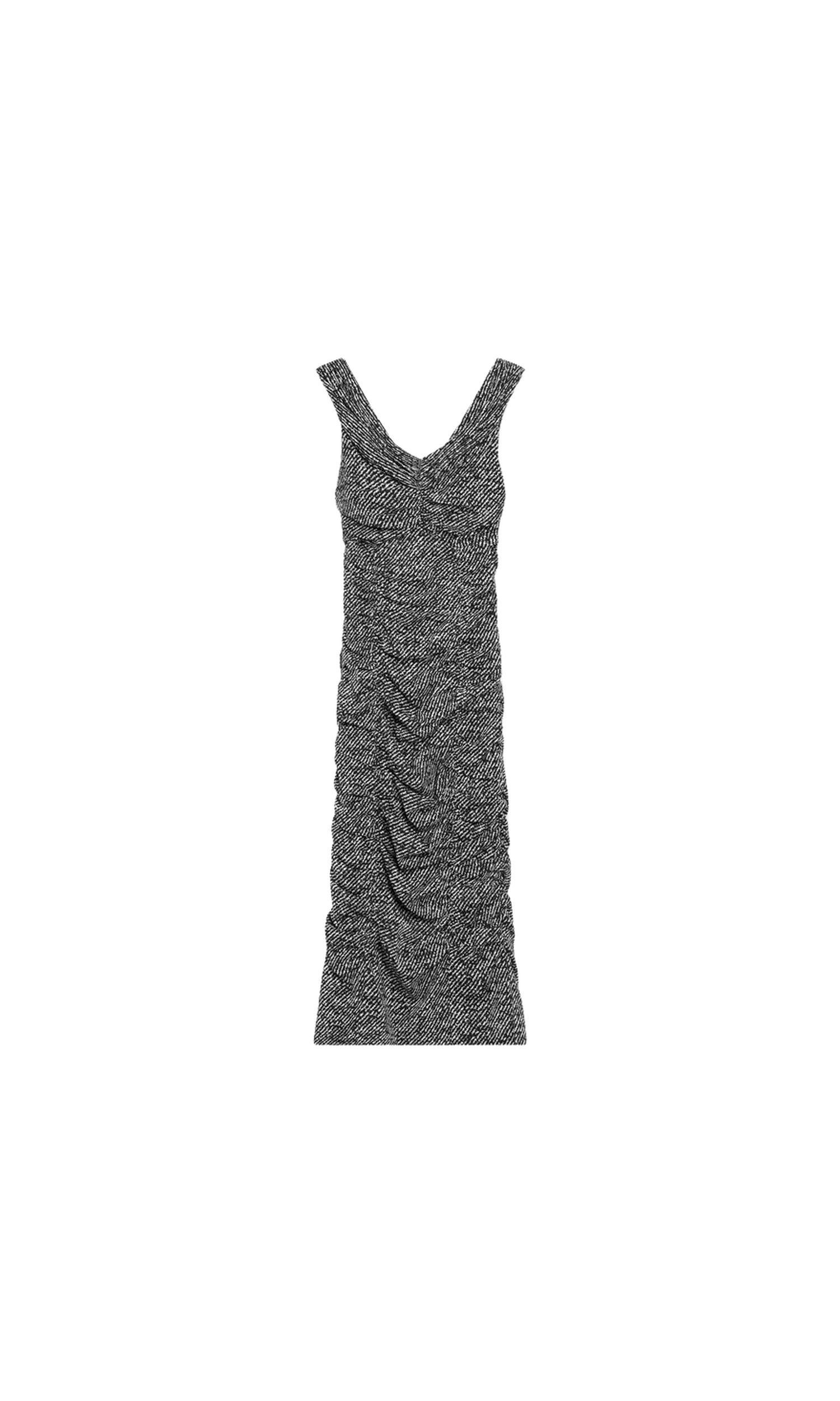 Dolce & Gabbana Silk Diagonal Print Dress in Blend Glam Steals