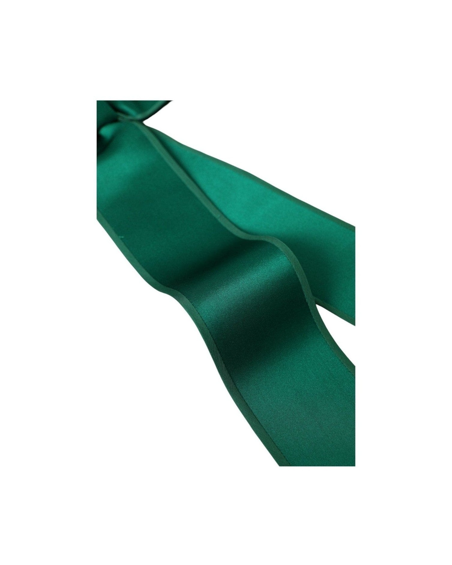 Dolce & Gabbana Silk Satin Waist Women Green Belt Glam Steals