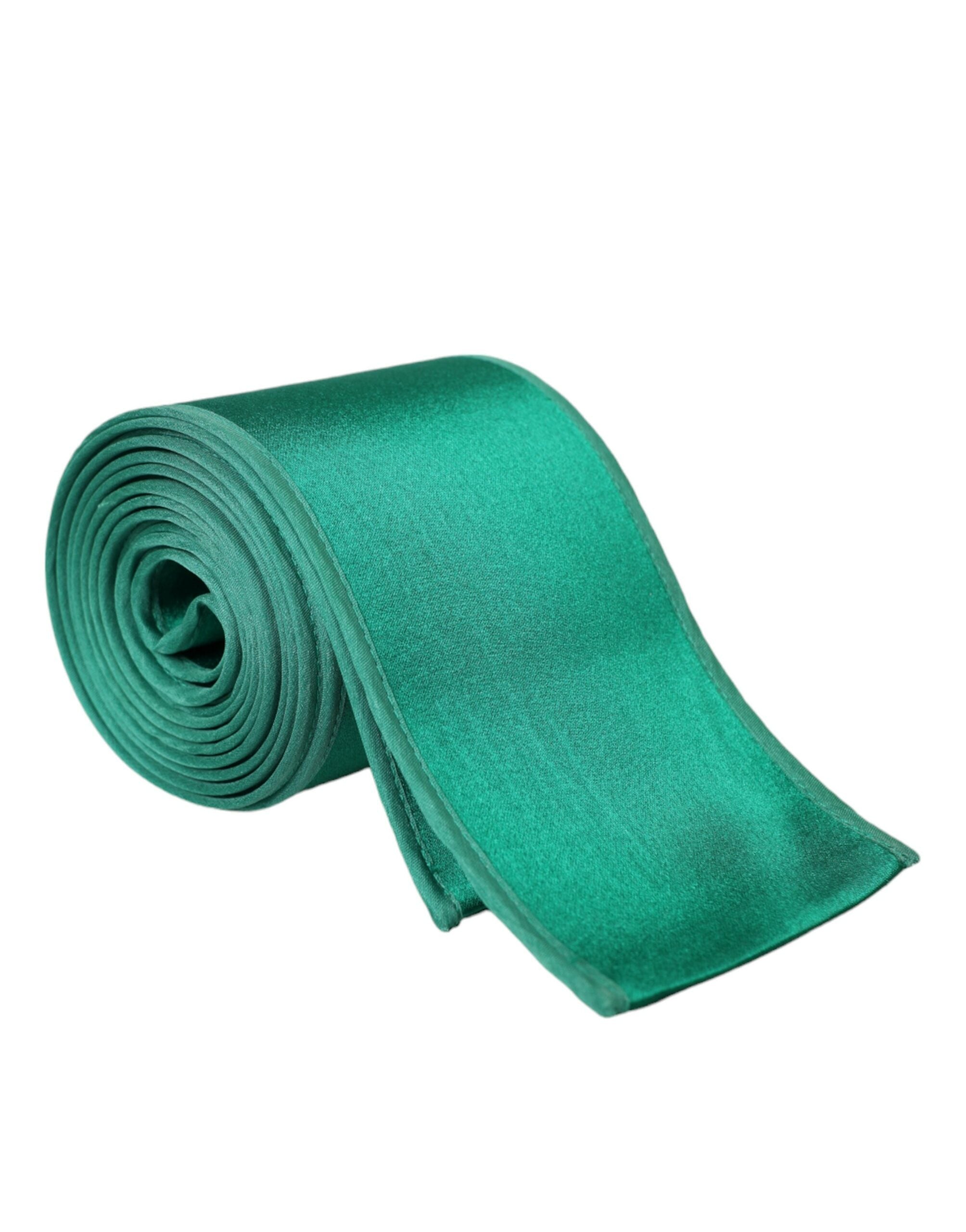 Dolce & Gabbana Silk Satin Waist Women Green Belt Glam Steals