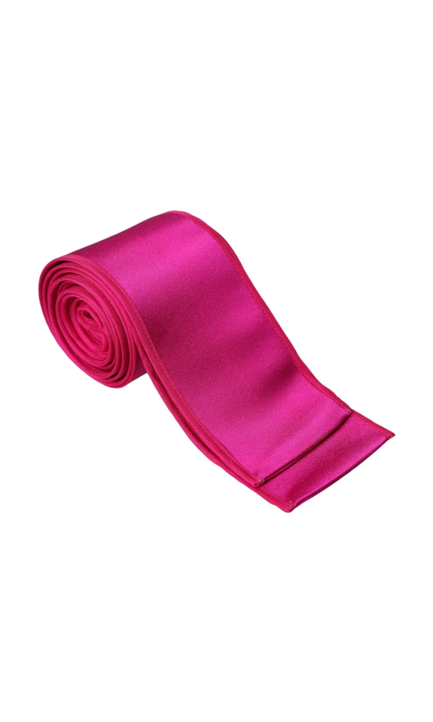 Dolce & Gabbana Silk Waist Women Fuchsia Pink Belt Glam Steals