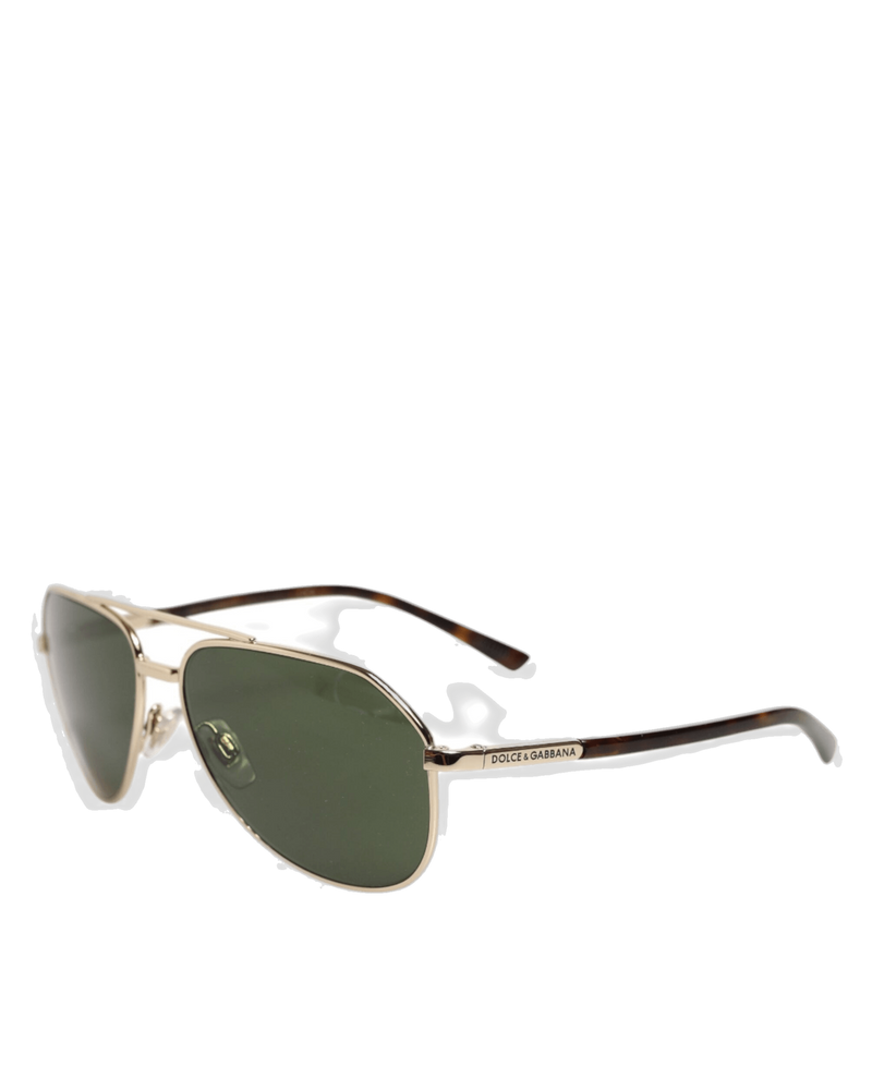 Dolce & Silver Gabbana Dg2125 Frame Aviator Shades Eyewear Sunglasses Glam Steals