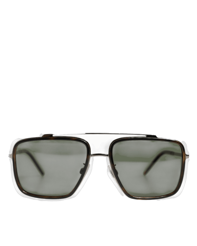 Dolce & Silver Gabbana Metal Frame Polarized Navigator Sunglasses Glam Steals