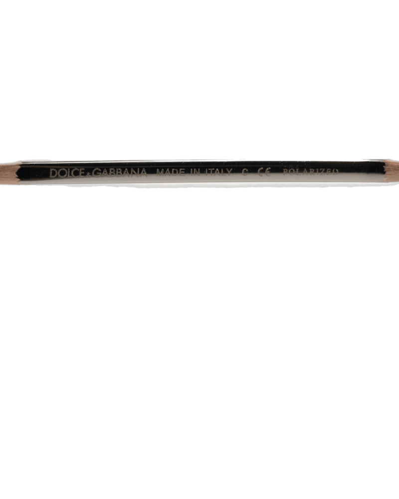 Dolce & Silver Gabbana Metal Frame Polarized Navigator Sunglasses Glam Steals