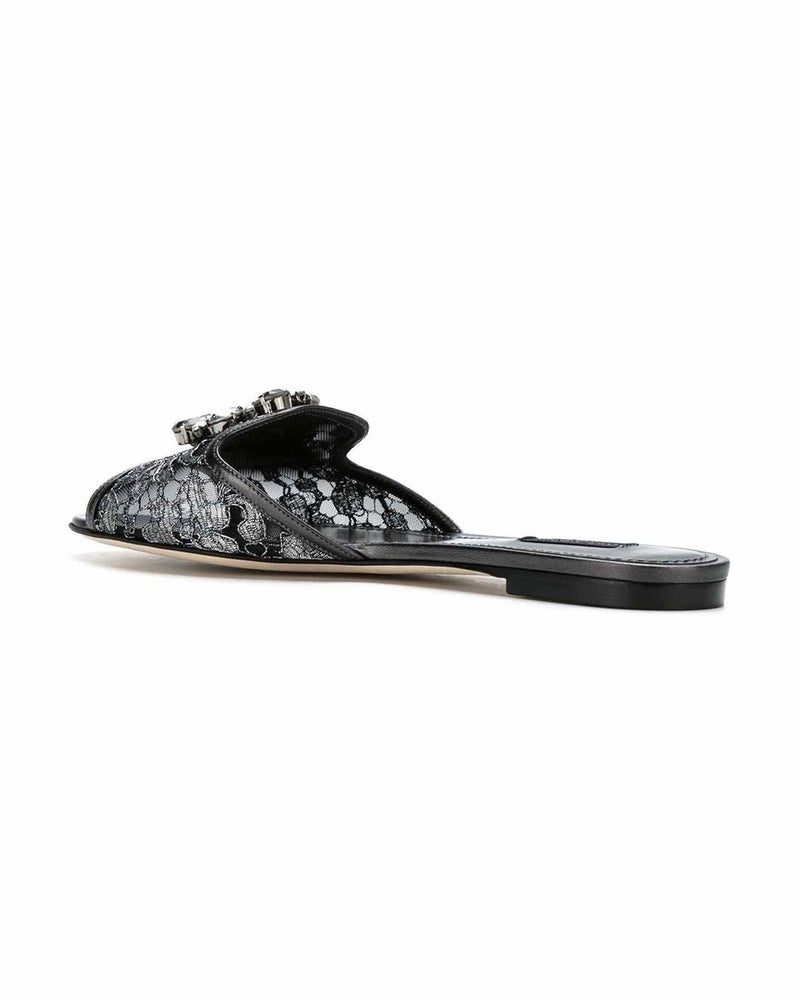 Dolce & Gabbana Silver Sandals Glam Steals