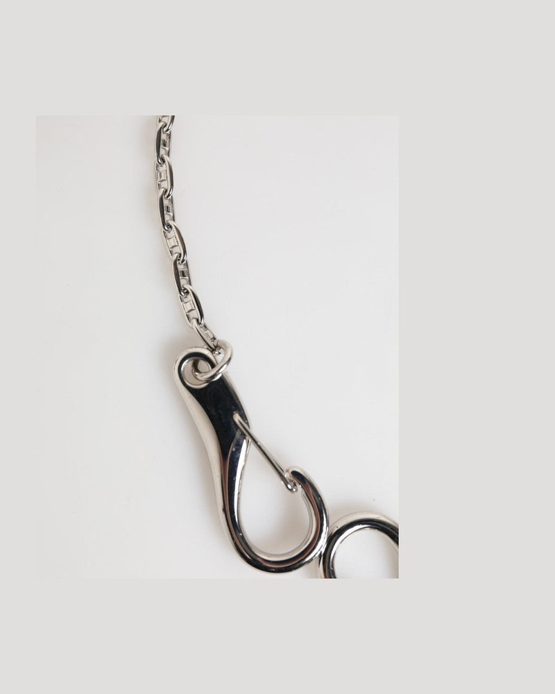Dolce & Gabbana Silver Tone Dg Logo Keychain Glam Steals