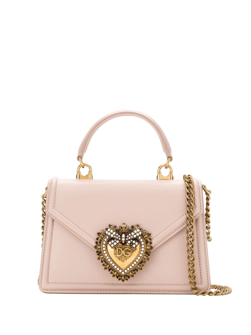 Dolce & Gabbana Small Devotion Bag in Smooth Calfskin Glam Steals