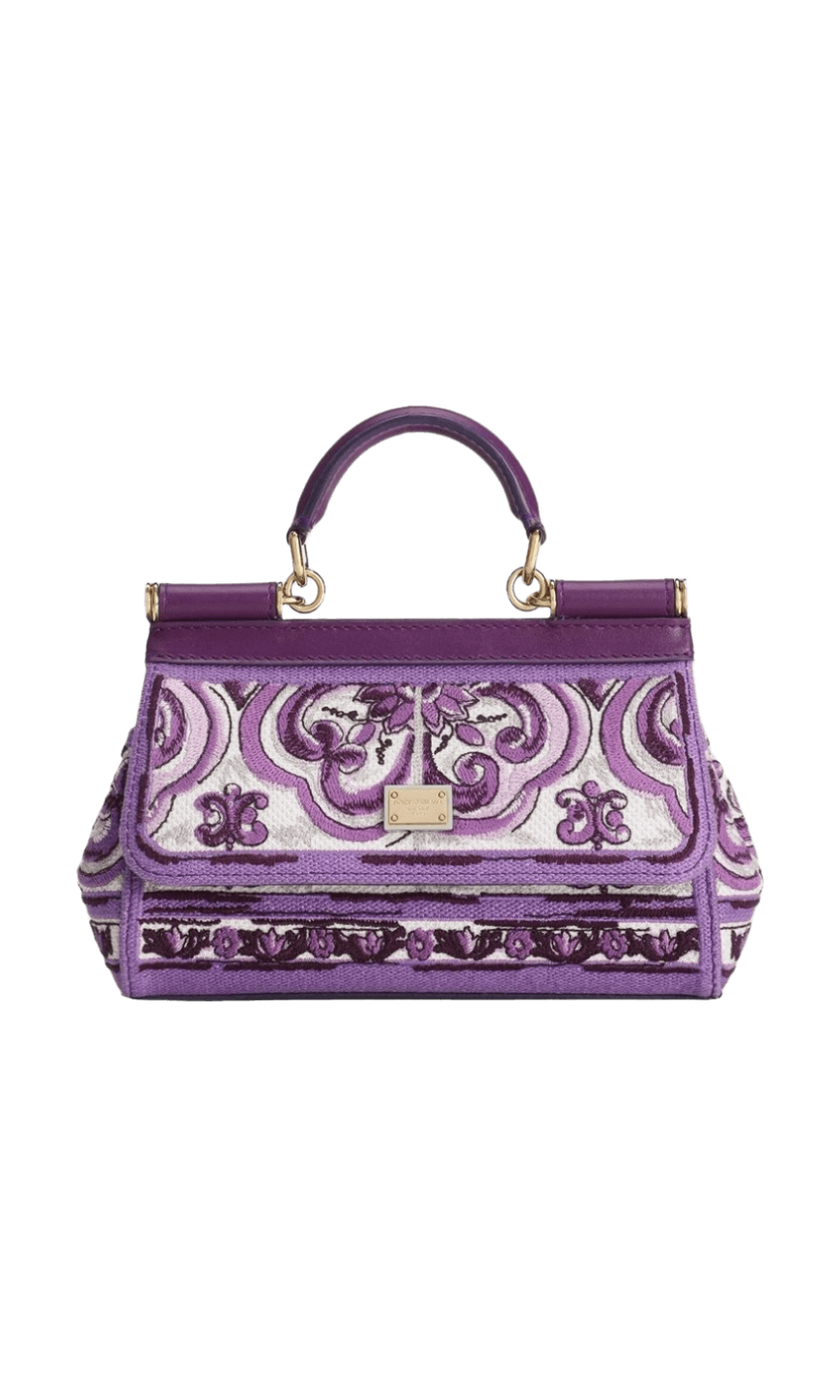 Dolce & Gabbana Small Sicily handbag with Maiolica embroidery Glam Steals