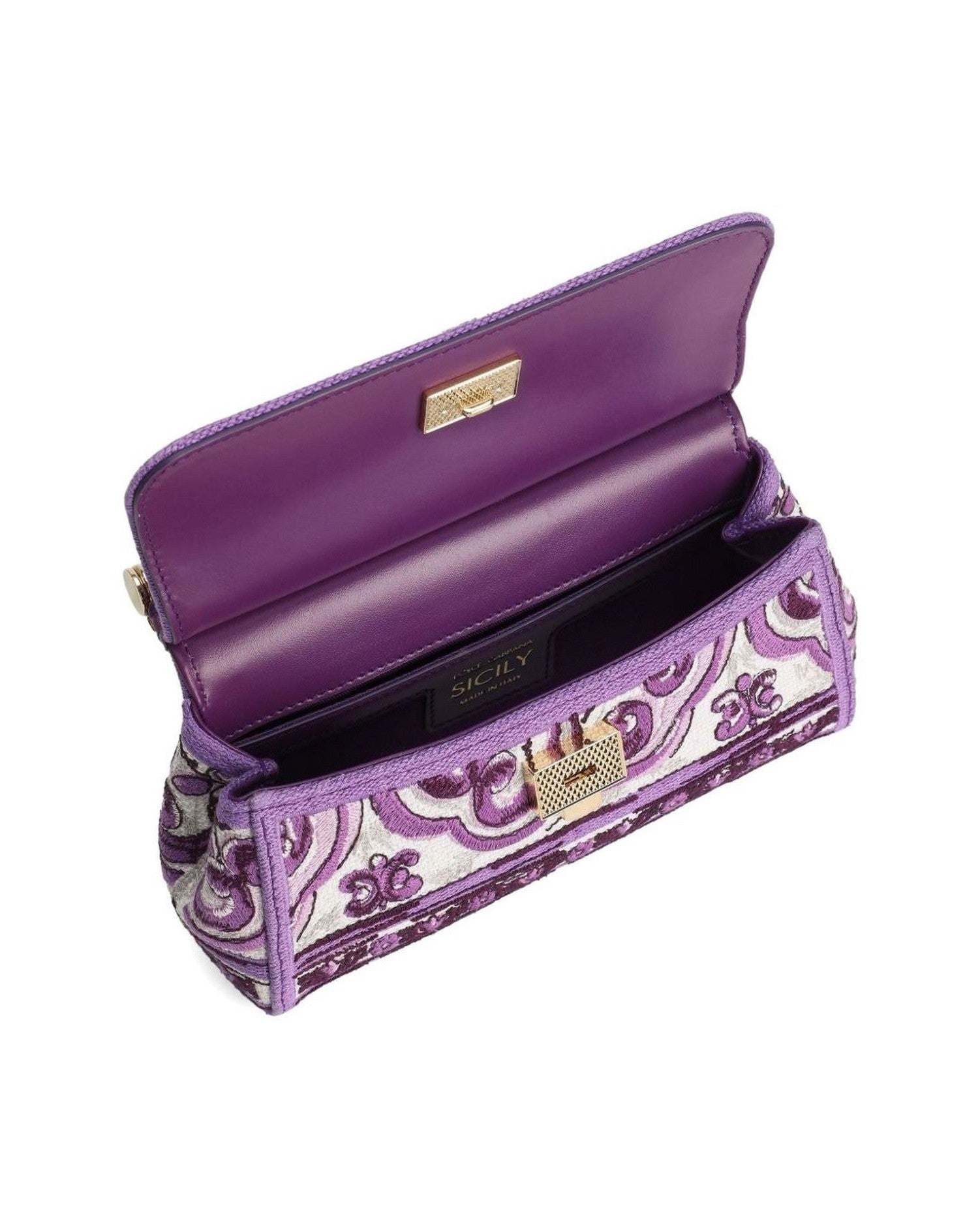 Dolce & Gabbana Small Sicily handbag with Maiolica embroidery Glam Steals