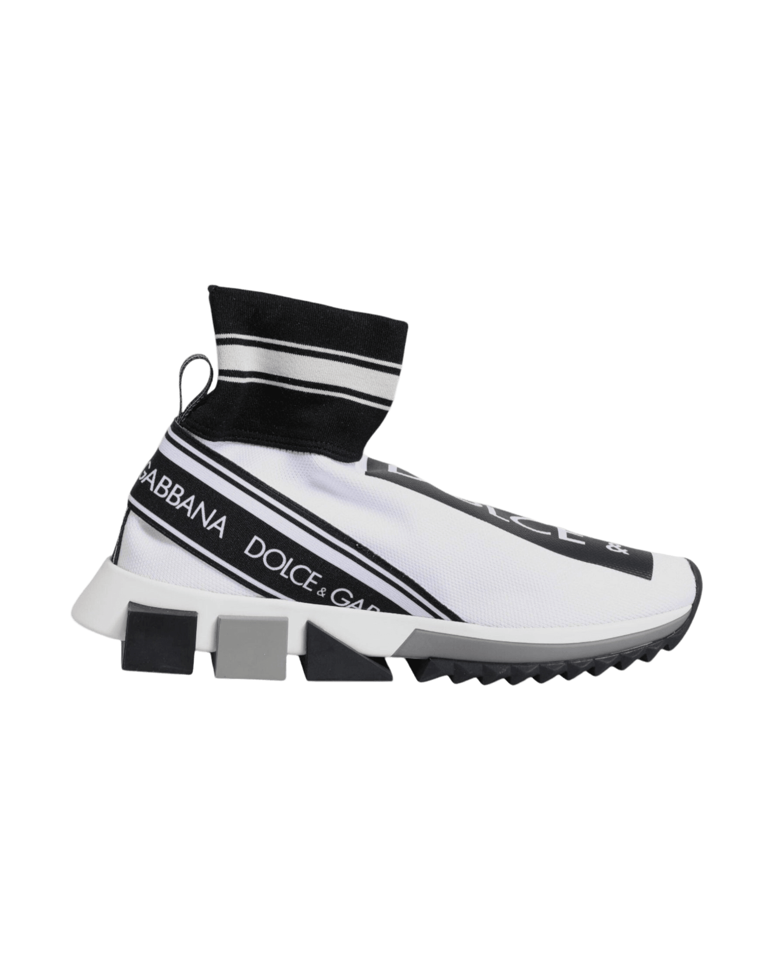 Dolce & Gabbana Sorrento Socks Sneakers Black Shoes Glam Steals