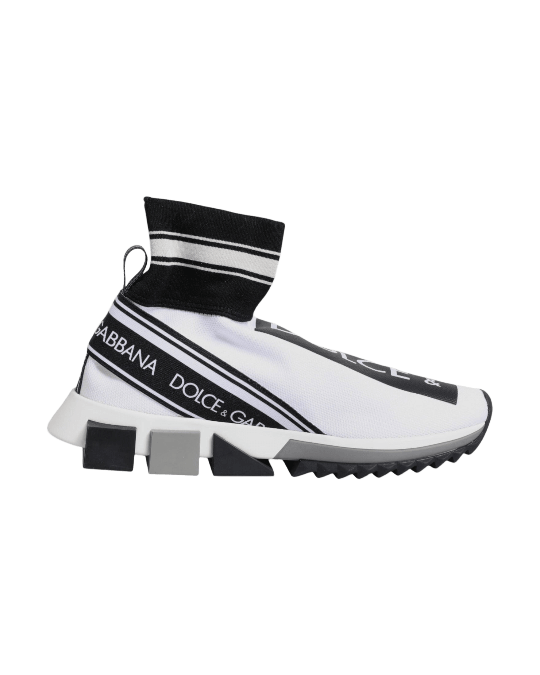 Dolce & Gabbana Sorrento Socks Sneakers Black Shoes Glam Steals