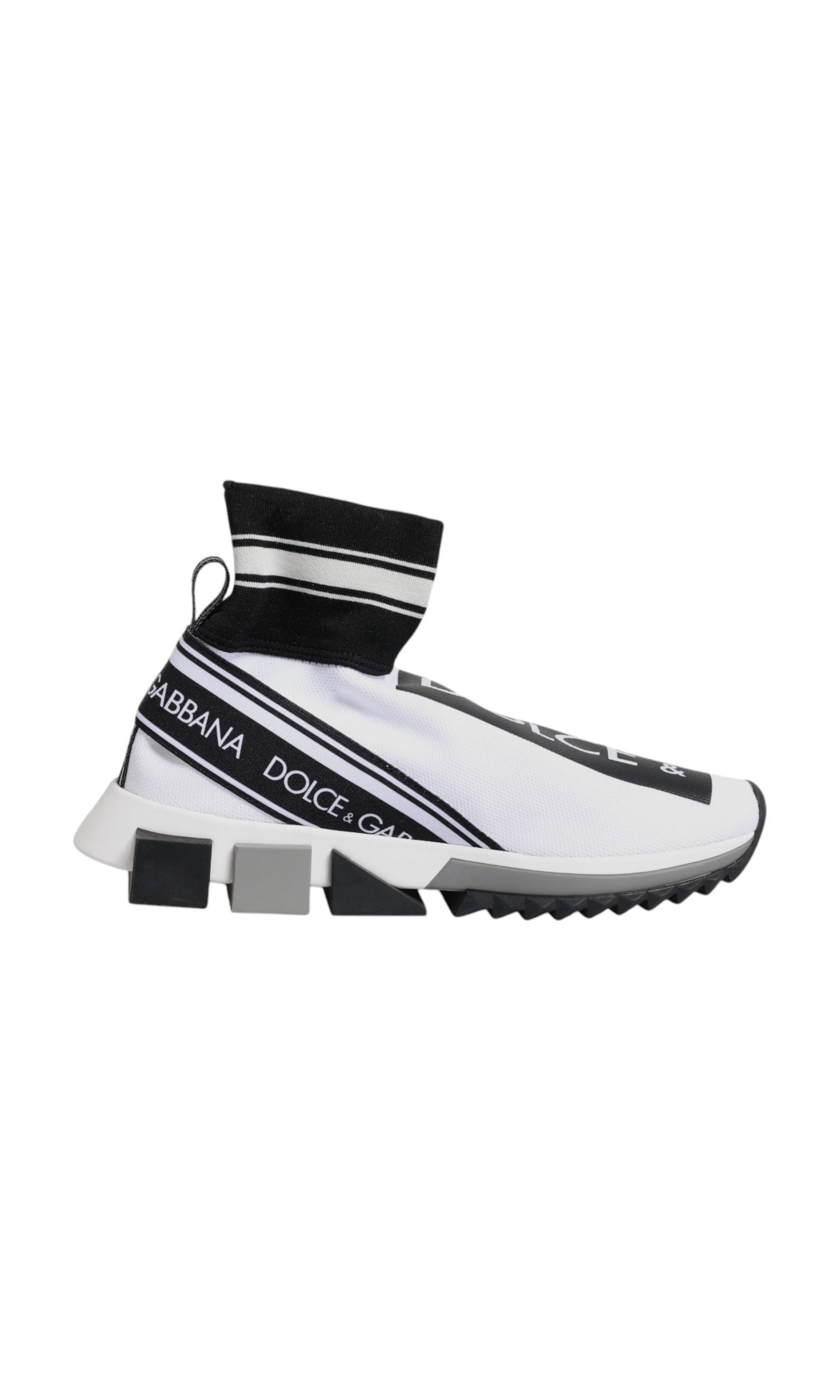 Dolce & Gabbana Sorrento Socks Sneakers Black Shoes Glam Steals