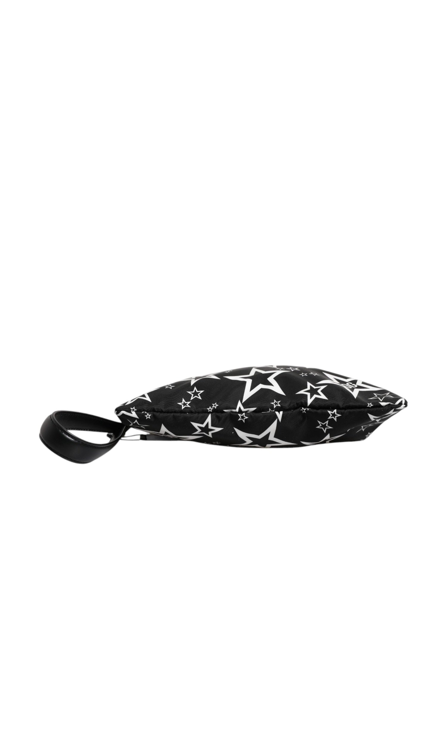 Dolce & Gabbana Stars Pattern Clutch Pouch Black White Bag Glam Steals