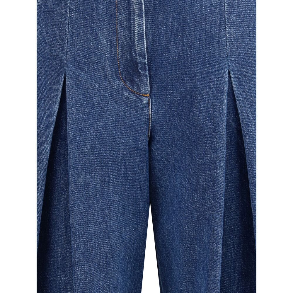 Dolce & Gabbana Straight Jeans with Pinces Glam Steals