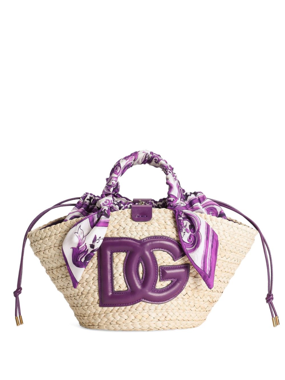 Dolce & Gabbana Straw Kendra Basket Glam Steals