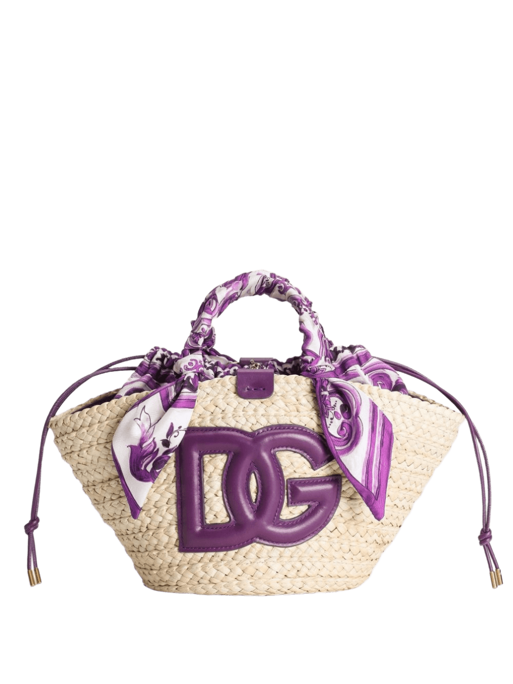 Dolce & Gabbana Straw Kendra Basket Glam Steals