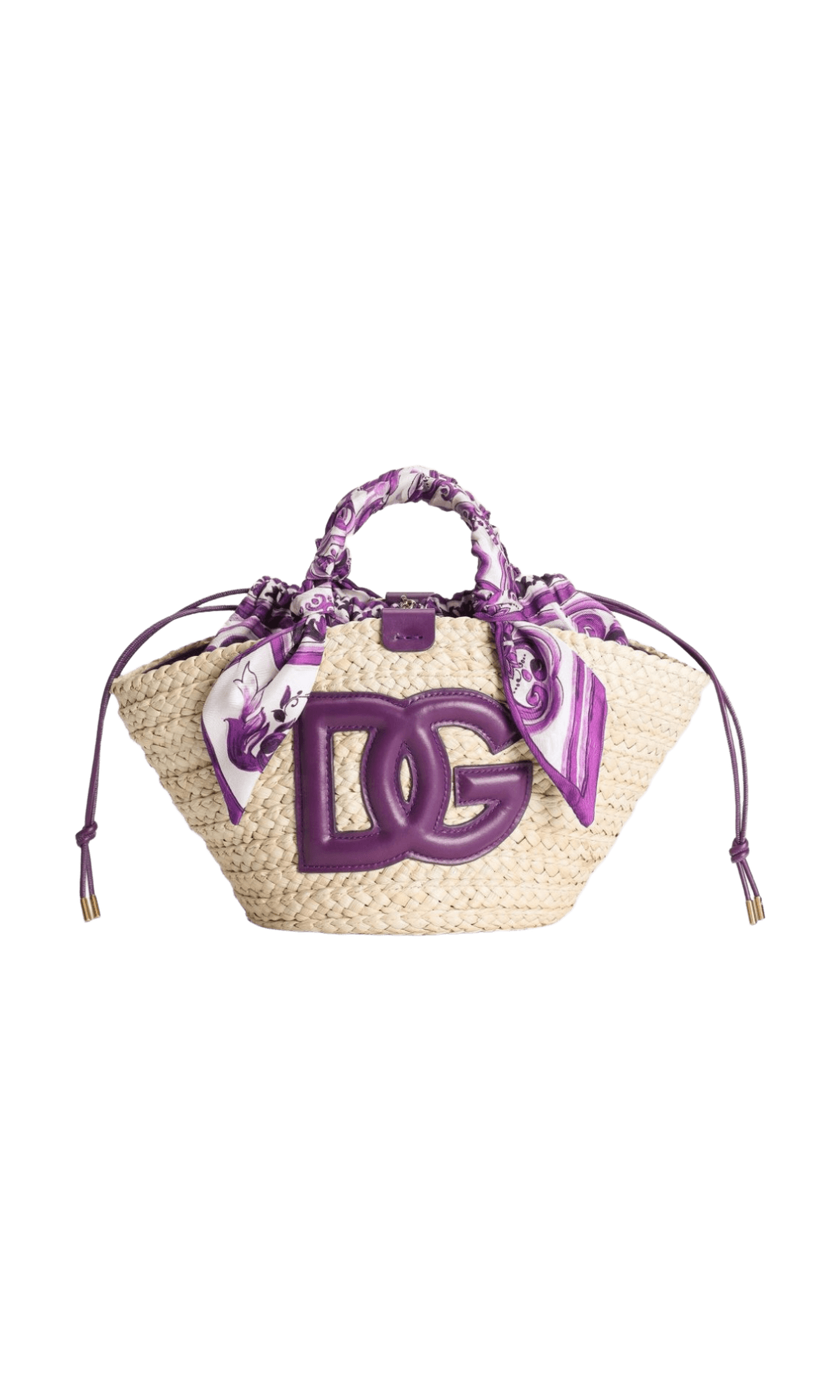 Dolce & Gabbana Straw Kendra Basket Glam Steals