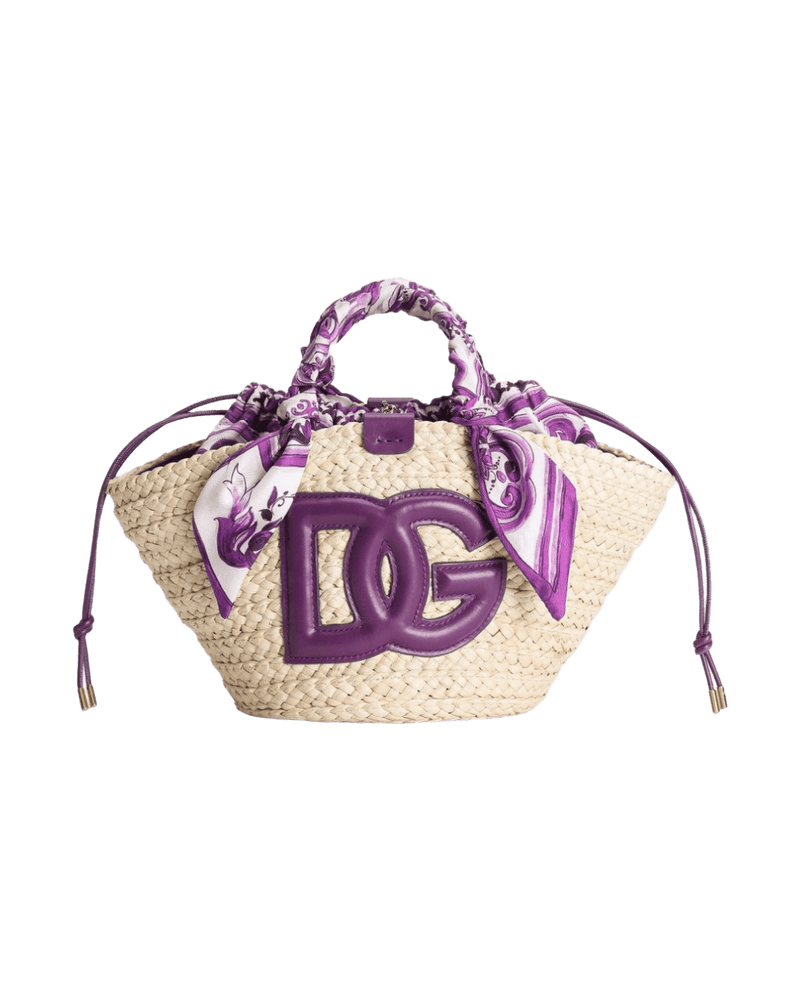 Dolce & Gabbana Straw Kendra Basket Glam Steals