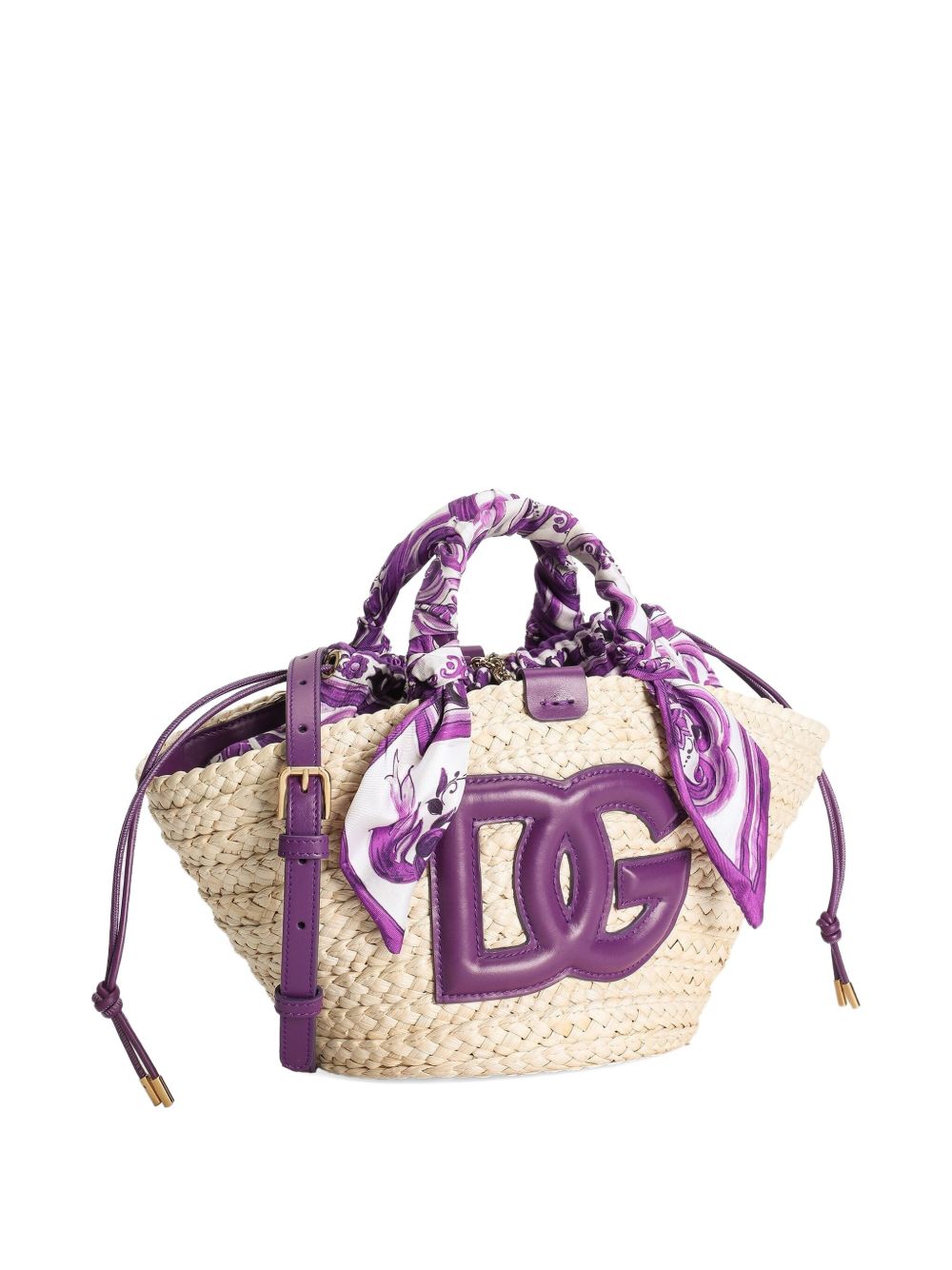 Dolce & Gabbana Straw Kendra Basket Glam Steals