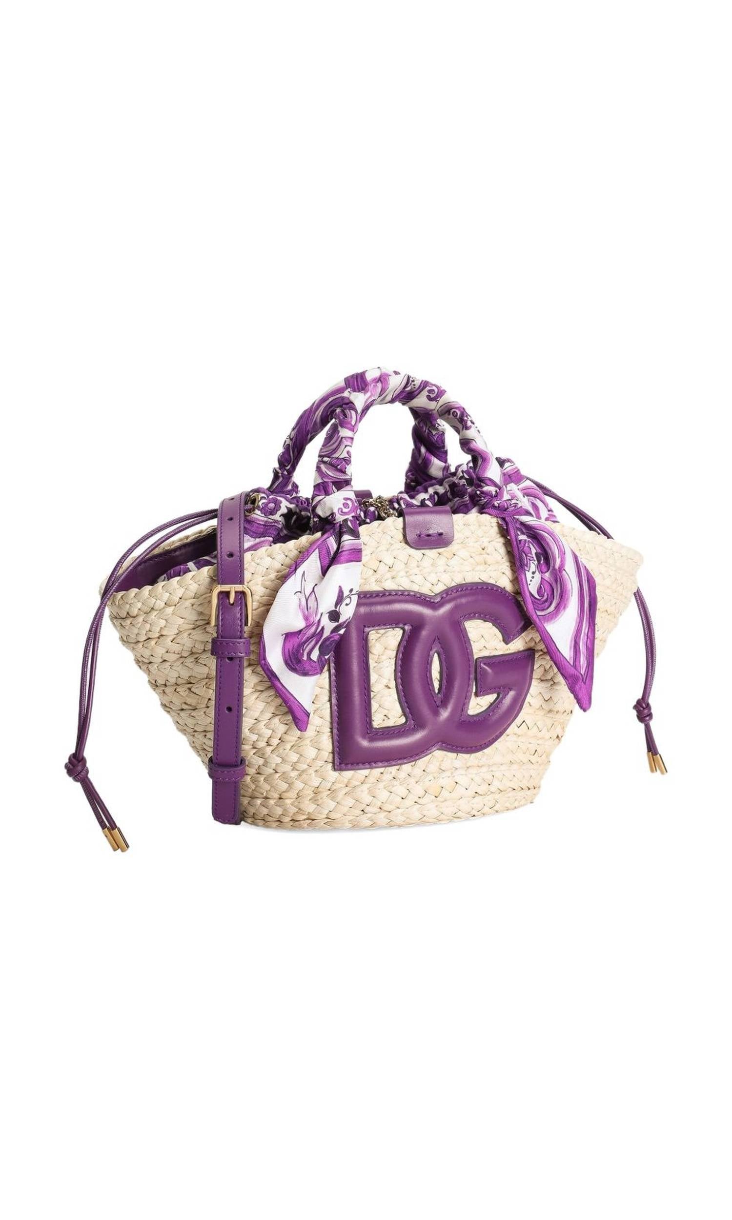 Dolce & Gabbana Straw Kendra Basket Glam Steals