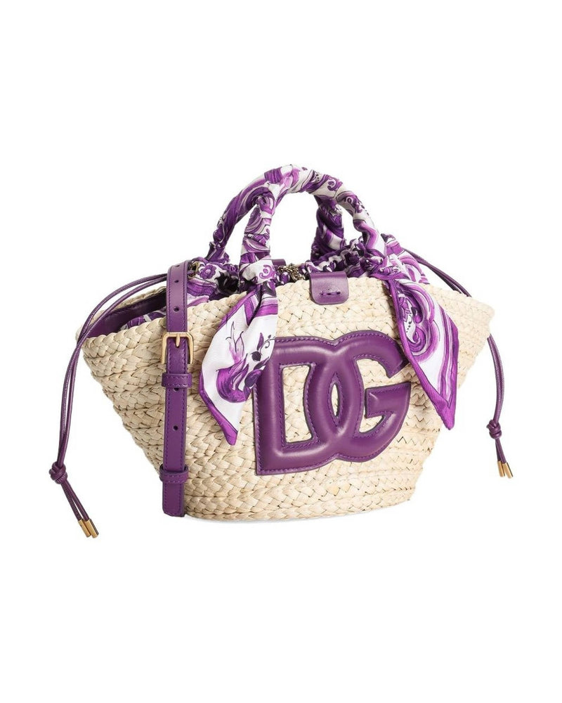 Dolce & Gabbana Straw Kendra Basket Glam Steals