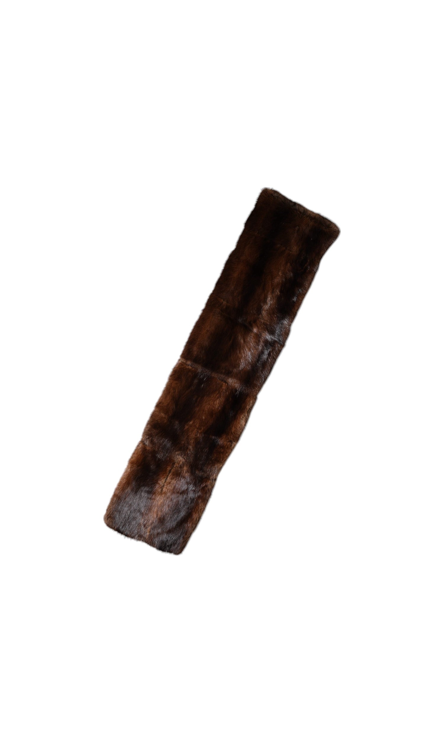 Dolce & Gabbana Stripe Fur Shawl Wrap Brown Scarf Glam Steals