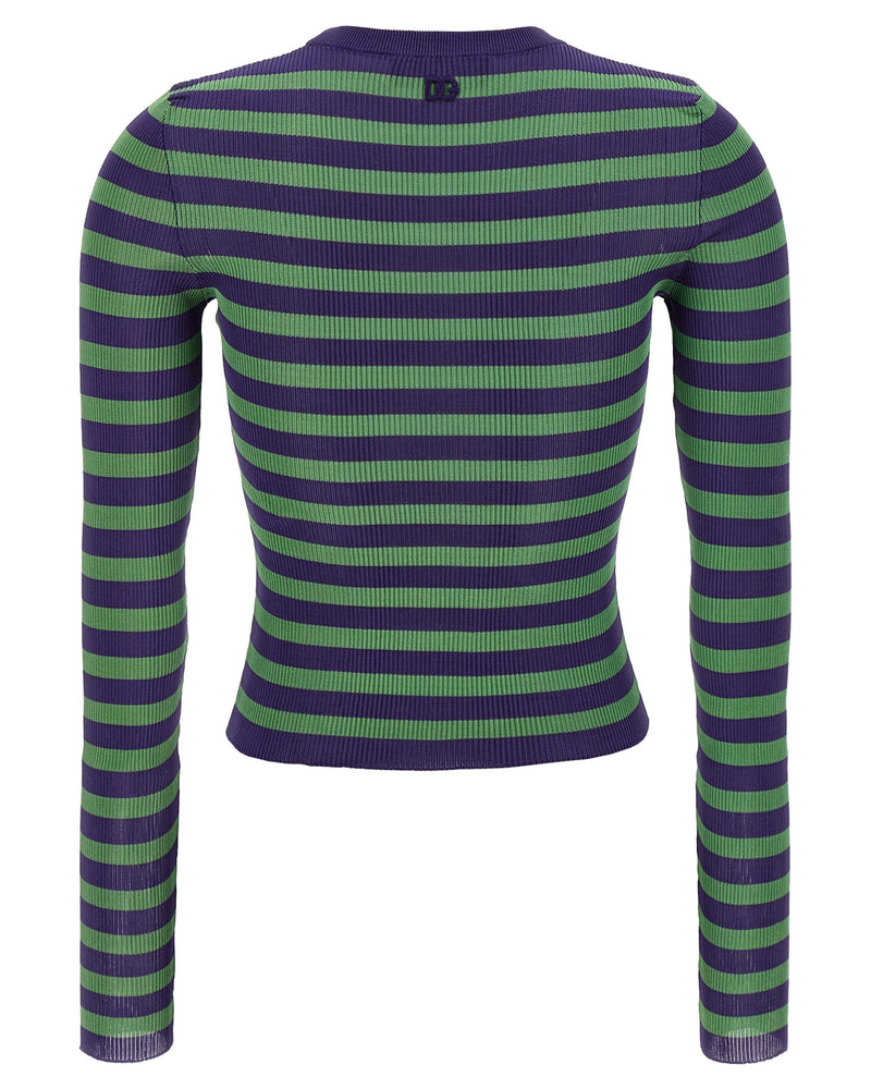 Dolce & Gabbana Striped Viscose Sweater Glam Steals