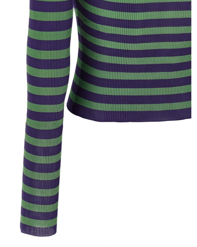 Dolce & Gabbana Striped Viscose Sweater Glam Steals