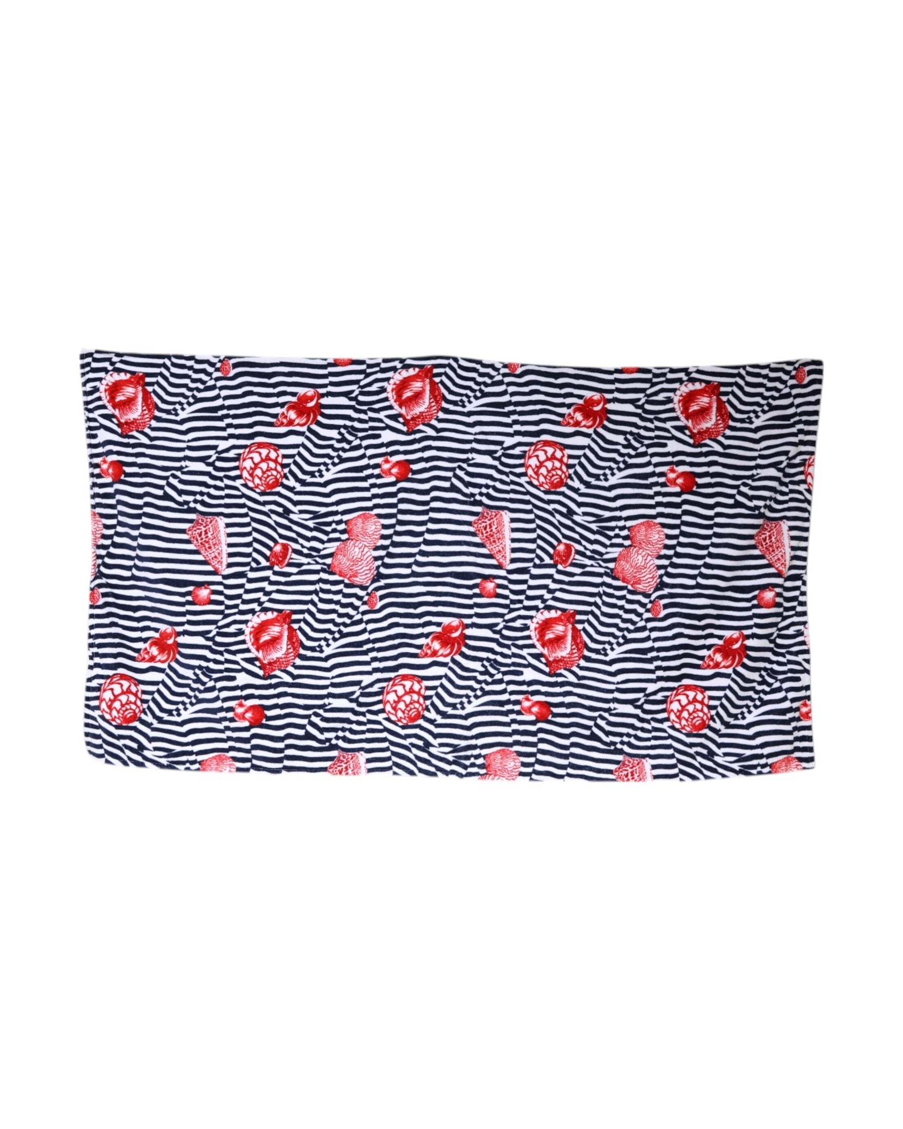 Dolce & Gabbana Stripes Seashells Beach Multicolor Towel Glam Steals