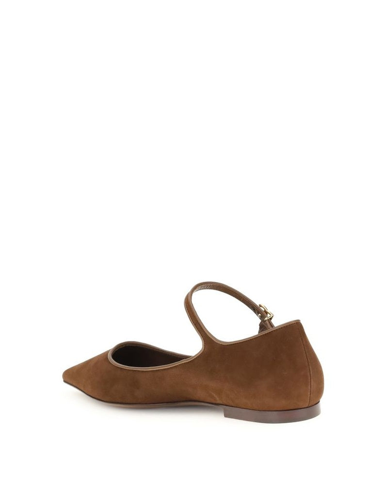 Dolce & Gabbana Suede and Nappa Leather Ballerinas Glam Steals