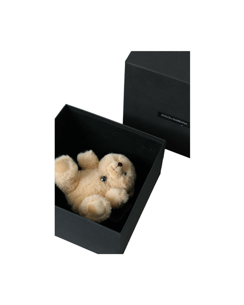 Dolce & Gabbana Teddy Bear Mesh Net Band Hair Beige Clip Glam Steals