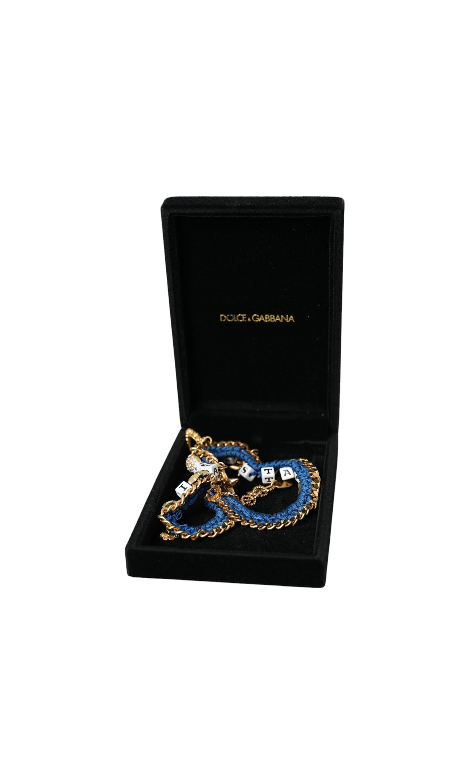 Dolce & Gabbana Tone Brass Chain Iam The Star Gold Bracelet Glam Steals