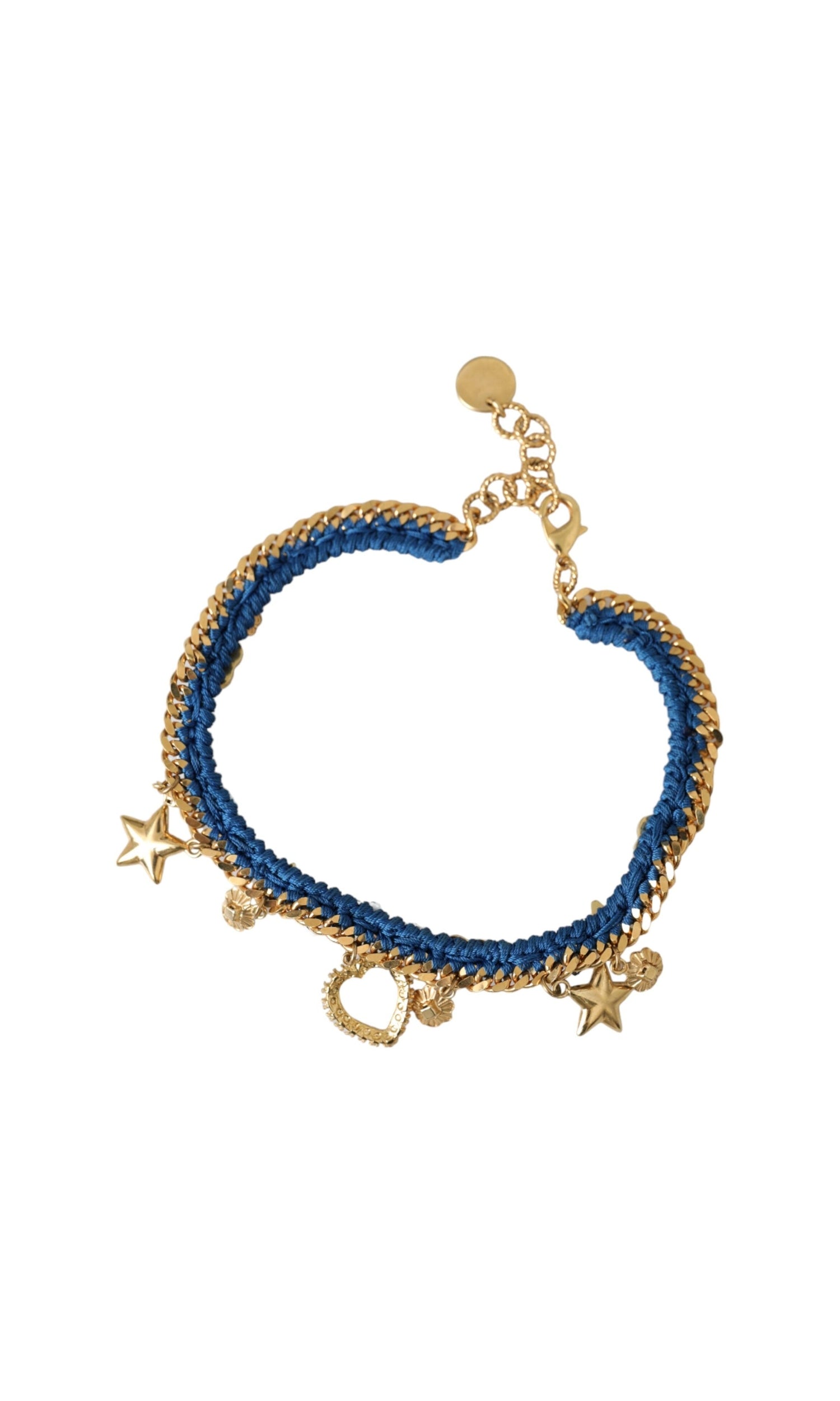 Dolce & Gabbana Tone Brass Chain Iam The Star Gold Bracelet Glam Steals