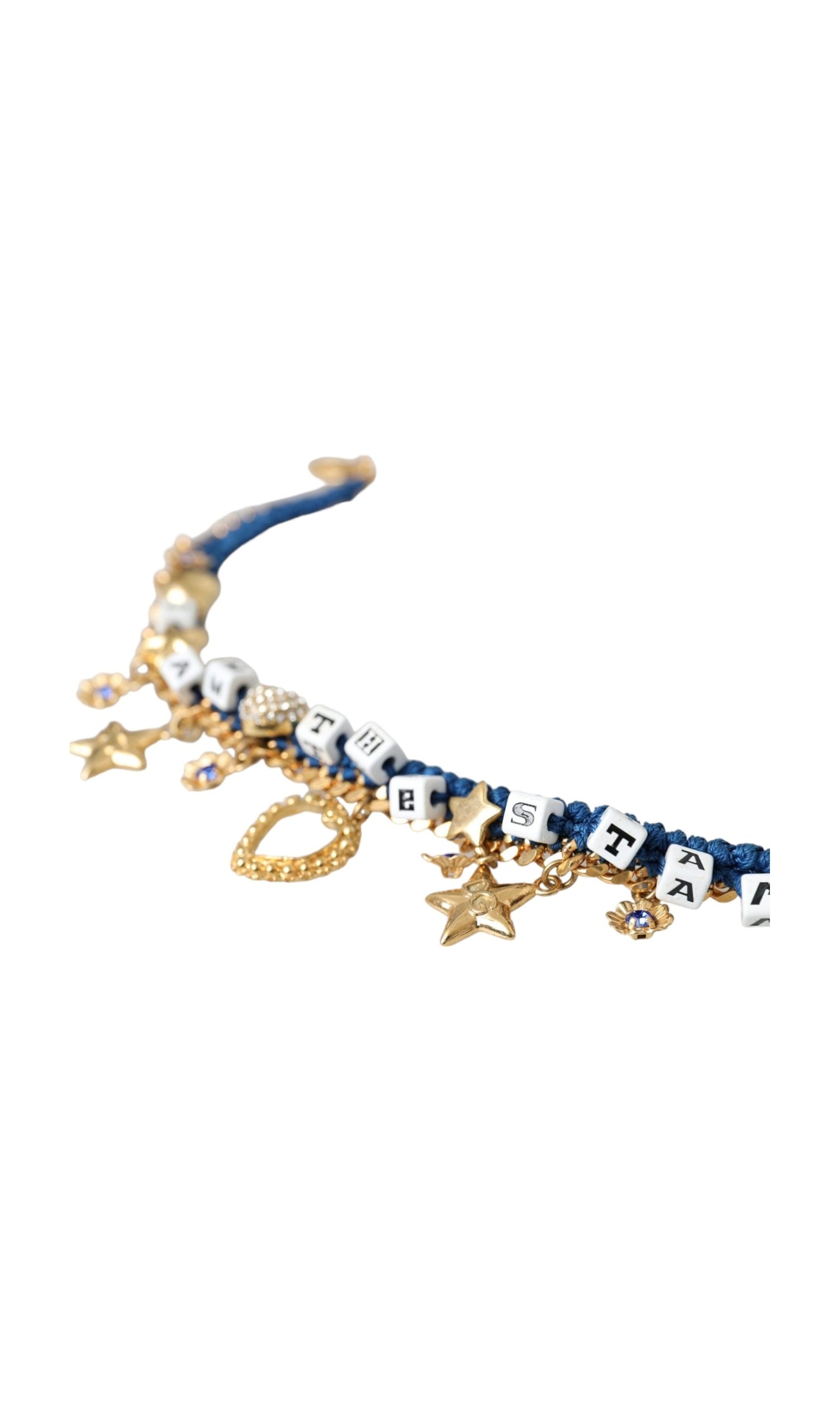 Dolce & Gabbana Tone Brass Chain Iam The Star Gold Bracelet Glam Steals