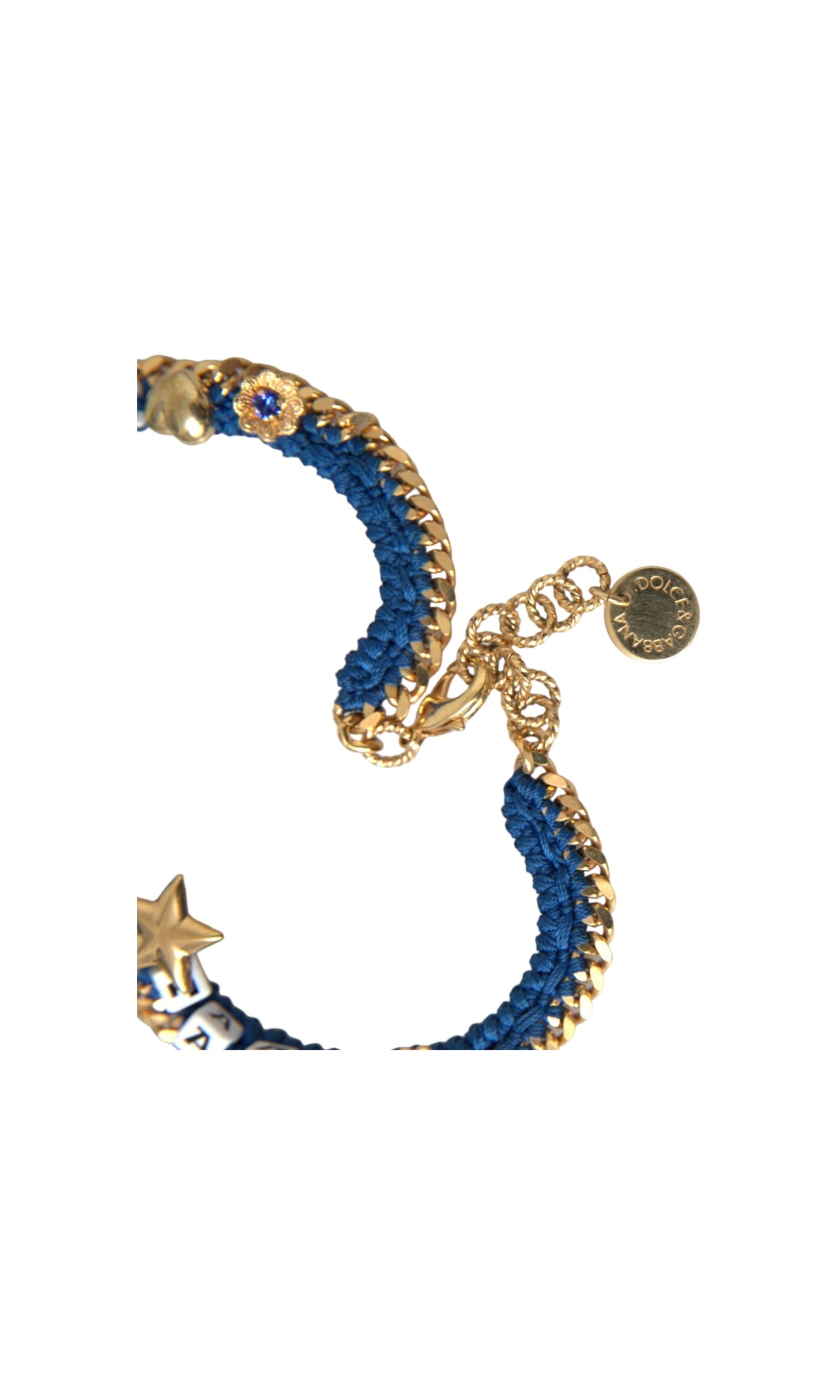 Dolce & Gabbana Tone Brass Chain Iam The Star Gold Bracelet Glam Steals