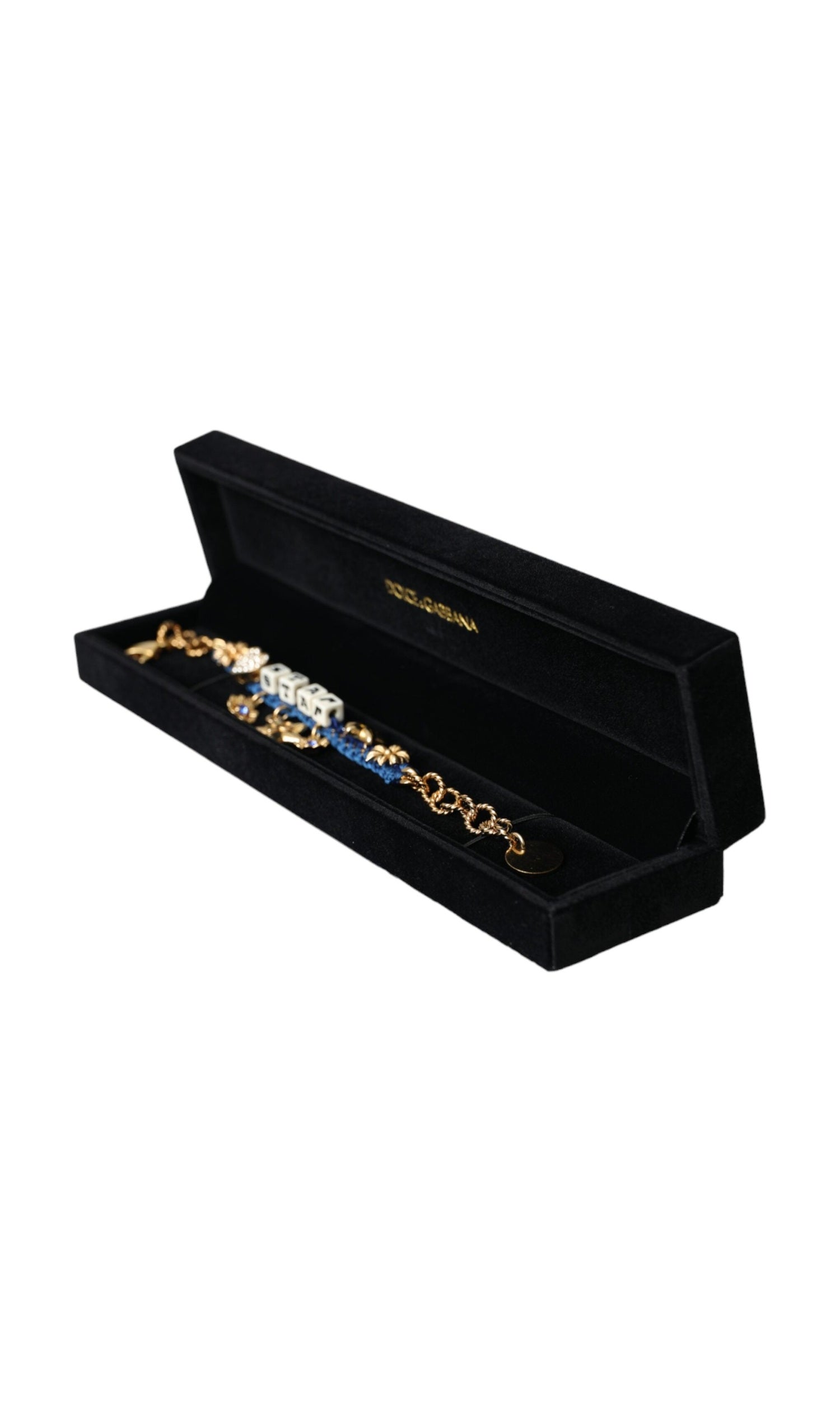 Dolce & Gabbana Tone Brass Chain Star Fashion Gold Bracelet Glam Steals