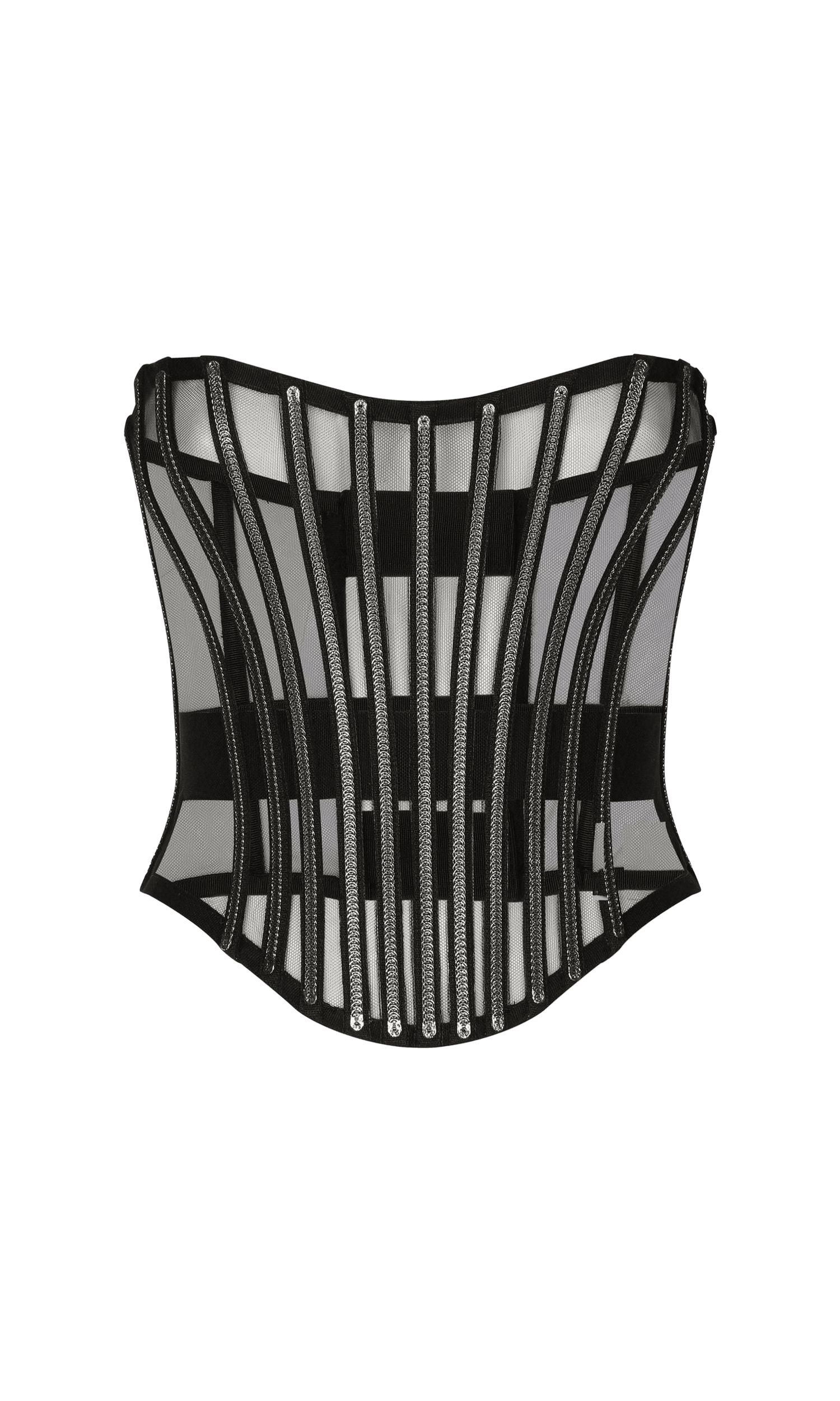 Dolce & Gabbana Tulle Corset Belt with Boning Glam Steals